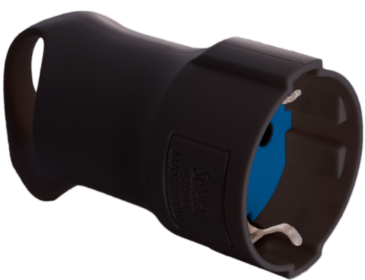 Prise mobile 2P+T (FR), 16A 250V~.