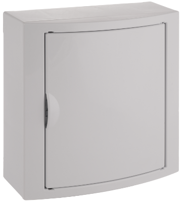 Coffret de distribution de surface de 8 modules.