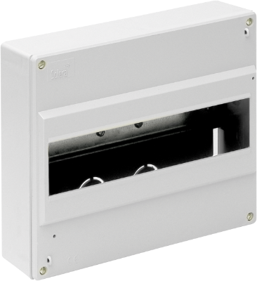 Coffret de distribution de surface de 12 modules.