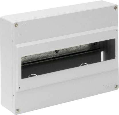 Coffret de distribution de surface de 14 modules scellables.