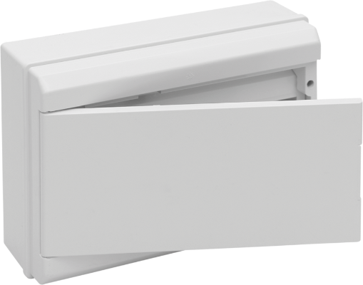 Coffret de distribution de surface de 14 modules scellables.