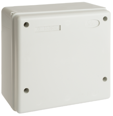 Boîte étanche de connexion sans cônes. Couleur gris. Dimensions extérieures 215x200x95 mm Dimensions intérieures 207 x 192 x 86 mm