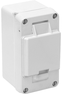 Boîte étanche de distribution. 3 modules. IP54.