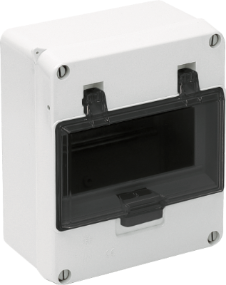 Boîte étanche de distribution. 6 modules. IP54.