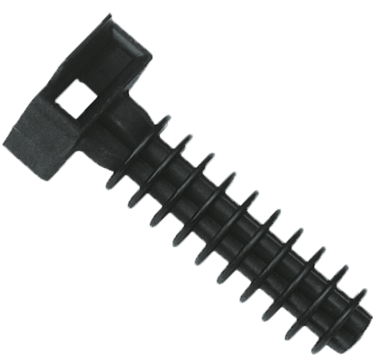 Cheville pour colliers de largeur max. 9 mm. Utiliser mèche Ø 6 mm