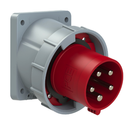 Fiche industrielle tableau 3P+N+T, 63A 400V~. IP67.