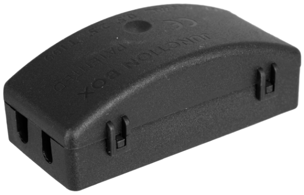 Boîte de jonction pour luminaire 73 x 27 x 37 mm.