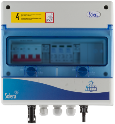 Coffret DC de protection pour strings (1 entrée - 1 sortie)