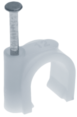 Attache-fil. 3 mm câble plat.