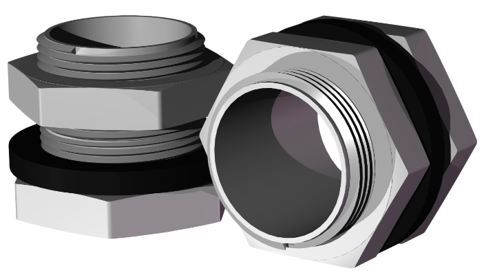 Union - presse-étoupes pour Indubox. M40.