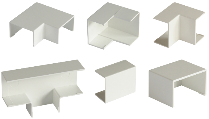 Kit daccessoires pour mini-goulotte 10x16.