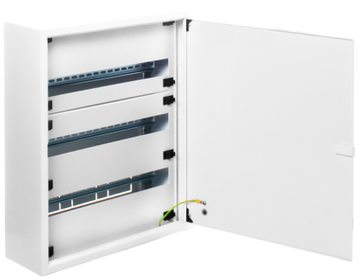 Boîte en métal de distribution de surface de 72 modules.