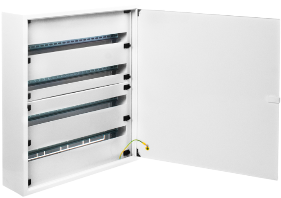 Boîte en métal de distribution de surface de 132 modules.