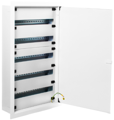 Boîte en métal de distribution encastrée de 120 modules.