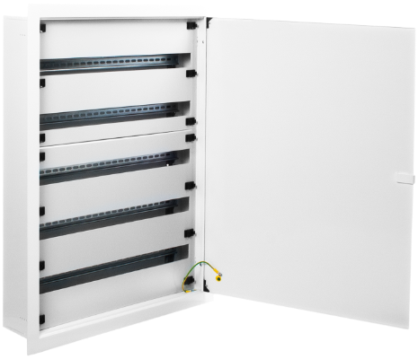 Boîte en métal de distribution encastrée de 165 modules.