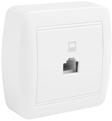 Prise de données RJ45. Catégorie 6. De surface.