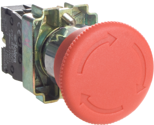 Bouton arrêt durgence (CONTACTS FERMÉS - NC).