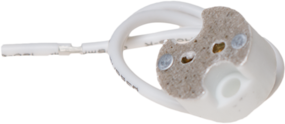 Douille GU5,3. Céramique. GU-5,3/6,35. 12V.