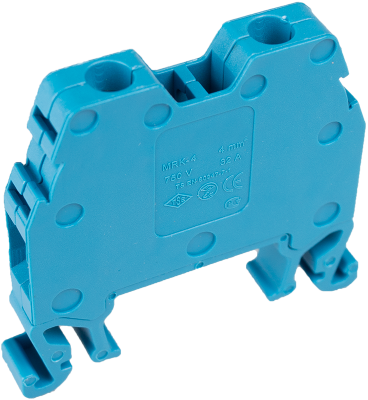 Borne pour rail DIN. 2,5 mm².